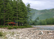 Сибирь, Восточный Саян: сплав по реке Диби и Ока Саянская на байдарках