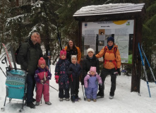 Северо-Запад, Моя первая лыжня. Золотая долина и Еловые холмы с детьми