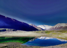 Киргизия, Конный поход по Киргизии к подножию пика Ленина (разведка)