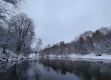 Подмосковье, Однодневный зимний сплав на рафте по реке Истра