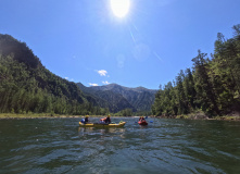 Сибирь, Восточный Саян: сплав по реке Диби и Ока Саянская на байдарках