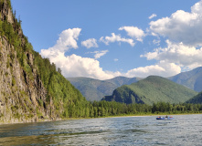 Сибирь, Восточный Саян: сплав по реке Диби и Ока Саянская на байдарках