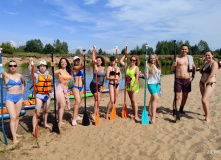 Подмосковье, Поход на сапах по реке Клязьма с ночевкой в палатках с автосопровождением