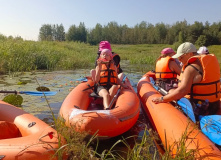 Подмосковье, Семейный поход на байдарках с автосопровождением «Берег Клязьмы и Драконы»