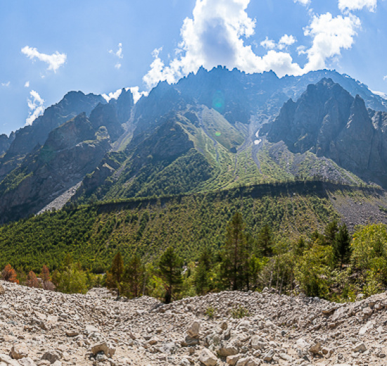 Северная Осетия (Алания), Горный лагерь в Цейском ущелье (Северная Осетия)