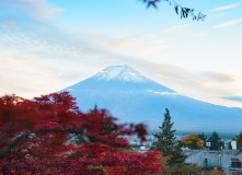 Япония, Осень у подножия Фудзиямы