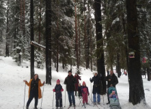 Северо-Запад, Моя первая лыжня. Золотая долина и Еловые холмы с детьми