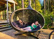 Подмосковье, Лесной лагерь с детьми на Валдае (Новгородская область)