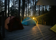 Подмосковье, Лесной лагерь с детьми на Валдае (Новгородская область)