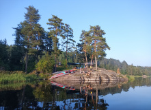 Карелия, К берегам Журавлиной реки с детьми