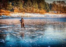 Северо-Запад, Катание на коньках на лесном озере (с обучением)