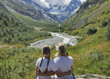 Кавказ, Дигория in english. Горный лагерь для родителей с детьми