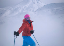 Камчатка, Горнолыжный лагерь на Камчатке: тепло земли и море снега