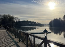 Подмосковье, Через усадьбу Гребнево, на ферму в Мишнево и ГЭС. С теплой ночевкой