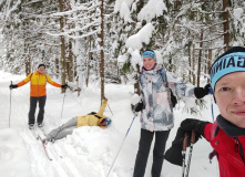 Подмосковье, Снежный лес: однодневный лыжный поход