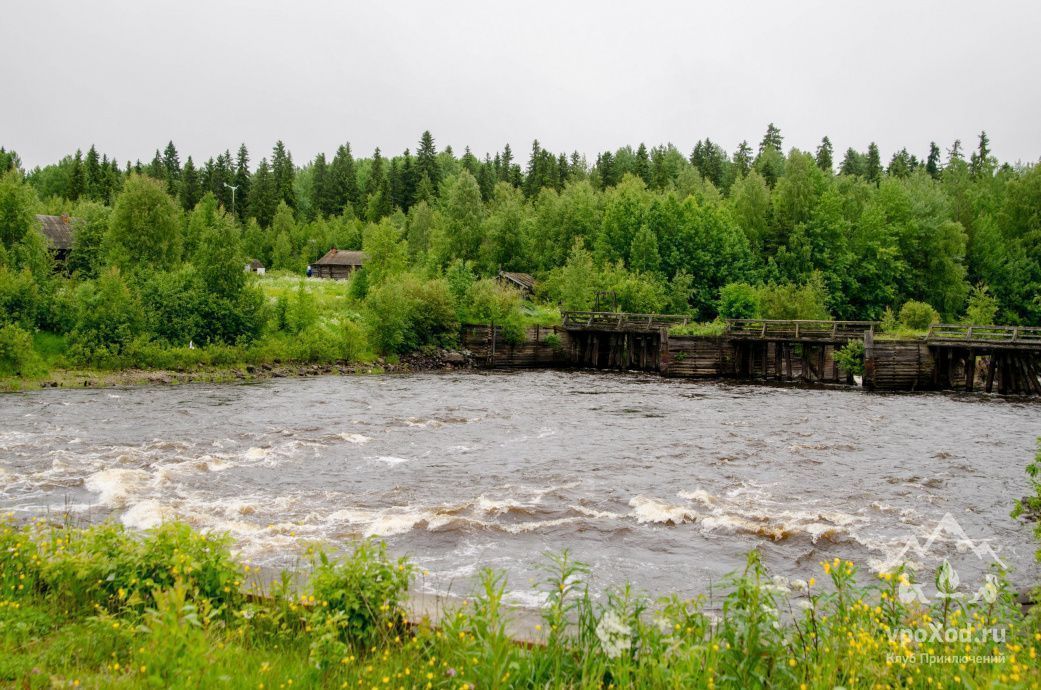 Река Водла в Карелии