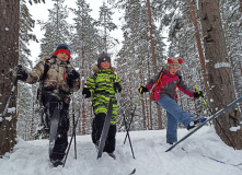 Северо-Запад, Однодневный семейный выезд "Лыжная прогулка в Шапках"