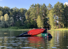 Подмосковье, Активный Каяк Кэмп на морских одноместных каяках