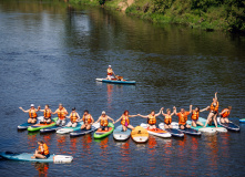 Подмосковье, Поход на сапах по реке Клязьма с ночевкой в палатках с автосопровождением