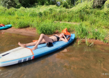 Подмосковье, Поход на сапах по реке Клязьма с ночевкой в палатках с автосопровождением