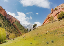 Киргизия, Конный поход по Киргизии к подножию пика Ленина (разведка)