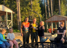 Подмосковье, Лесной лагерь с детьми на Валдае (Новгородская область)