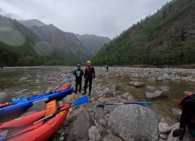 Сибирь, Восточный Саян: сплав по реке Диби и Ока Саянская на байдарках
