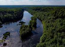 Подмосковье, Поход по верховьям Волги на одноместных байдарках с автосопровождением