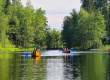 Северо-Запад, Сплав по реке Тихая с выходом в Ладогу