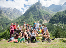 Кавказ, Дигория in english. Горный лагерь для родителей с детьми