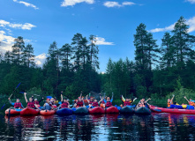Карелия, Сплав по реке Суна на байдарках