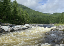 Сибирь, Восточный Саян: сплав по реке Диби и Ока Саянская на байдарках