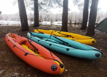 Подмосковье, Поход на одноместных байдарках по реке Протва с автосопровождением