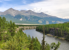Сибирь, Восточный Саян: сплав по реке Диби и Ока Саянская на байдарках