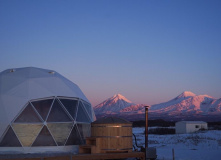 Камчатка, Горнолыжный лагерь на Камчатке: тепло земли и море снега