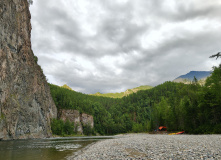 Сибирь, Восточный Саян: сплав по реке Диби и Ока Саянская на байдарках