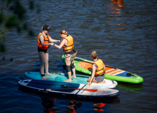 Подмосковье, Поход на сапах по реке Клязьма с ночевкой в палатках с автосопровождением