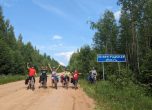 Северо-Запад, Дорогой новгородских купцов. Велопоход