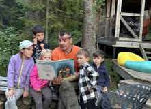 Подмосковье, Лесной лагерь с детьми на Валдае (Новгородская область)
