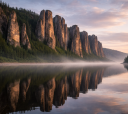 Дальний Восток, Сплав по рекам Лена и Буотама: Ленские столбы, тукуланы и наскальные рисунки