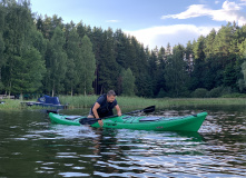 Подмосковье, Активный Каяк Кэмп на морских одноместных каяках