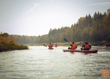 Подмосковье, Сплав на байдарках и Араповские пещеры - Мультитур