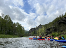 Урал, Байдарки на Урале : майский сплав по реке Сакмара