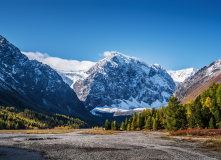 Алтай, Горный лагерь в Актру (проживание в домиках)