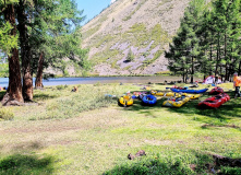 Сибирь, Тува, Западный Саян: по озеру Кара-Холь и реке Алаш на байдарках