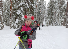Северо-Запад, Однодневный семейный выезд "Лыжная прогулка в Шапках"