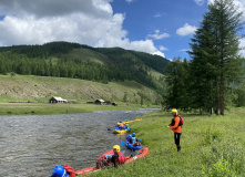 Сибирь, Восточный Саян: сплав по реке Диби и Ока Саянская на байдарках