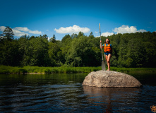 Подмосковье, Поход на одноместных байдарках по реке Волга с Бенскими порогами
