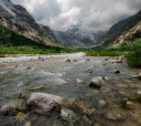 Кавказ, Высокогорный Национальный парк Алания: в долину Тана через ледник Бартуй