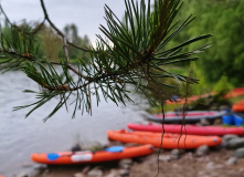 Карелия, Сплав по реке Суна на байдарках